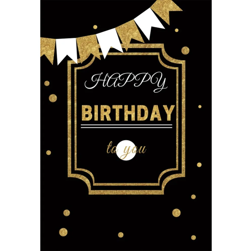 

Laeacco Baby Happy Birthday To You Polka Dot Ribbon Party Decor Photo Backdrops Photographic Backgrounds Photocall Photo Studio