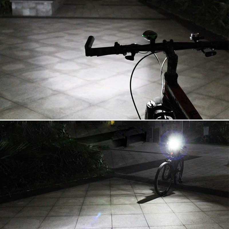 Sale Zacro Bicycle Light with Bell 250 Lumen Running Lights Multifunction Headlight for Bicycle Mtb Road Cycling Led Accessories 3