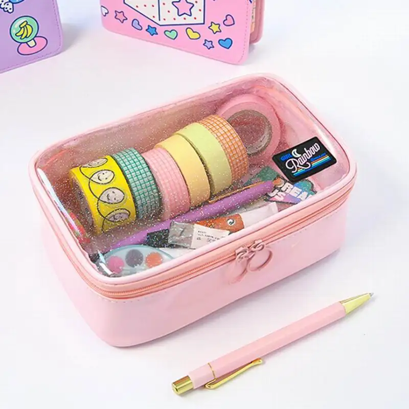 Transprent Moon Rainbow Bentoy косметический чехол ПВХ пакет для хранения водонепроницаемый