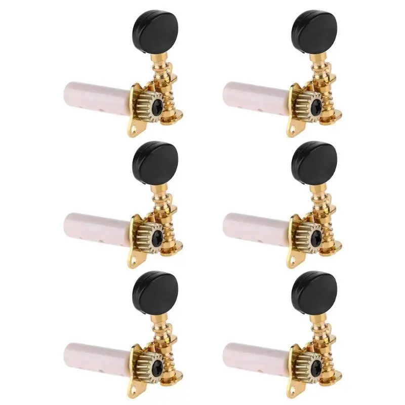 

6pcs Open Machine Heads String Tuners Tuning Pegs for Classic Guitar Parts for all kinds of electric and acoustic guitars