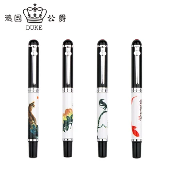 

Duke 801 Series Rollerball Pen Black Ink 0.5mm Refill Business Gift Writing Ballpoint Pens Office and School Supplies Stationery