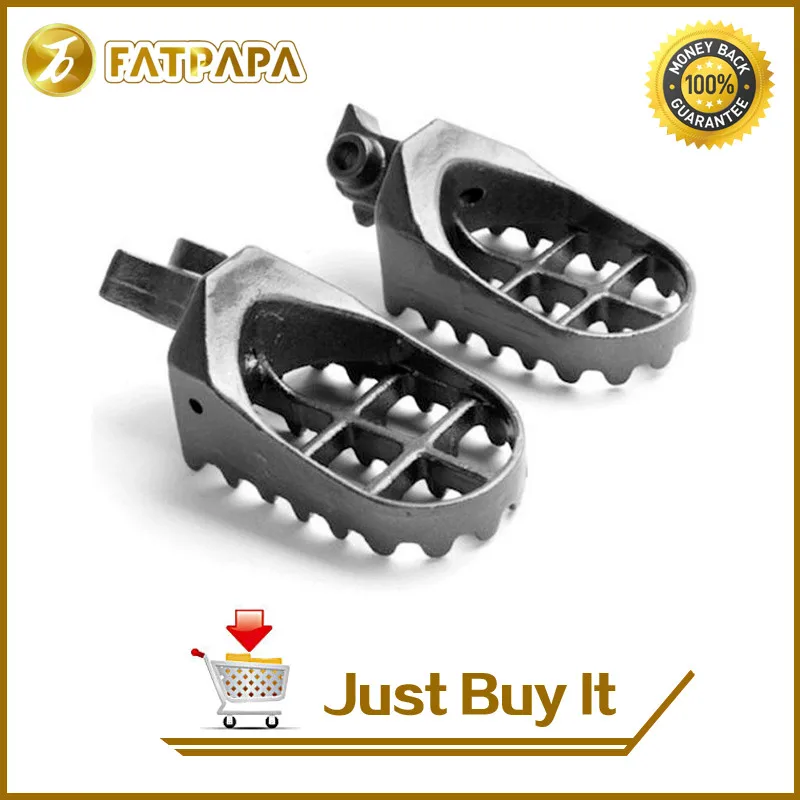 

FATPAPA - Motorcycle Accessories CNC Aluminum Foot Pedal For Honda XR50R 70 80 100(00-2005) Kawasaki KLR 650 87-05