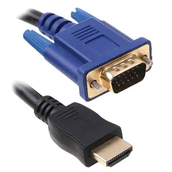 

HDMI to VGA D-SUB Male Video Adapter Cable Lead for HDTV PC Computer Monitor 1.5m 3m