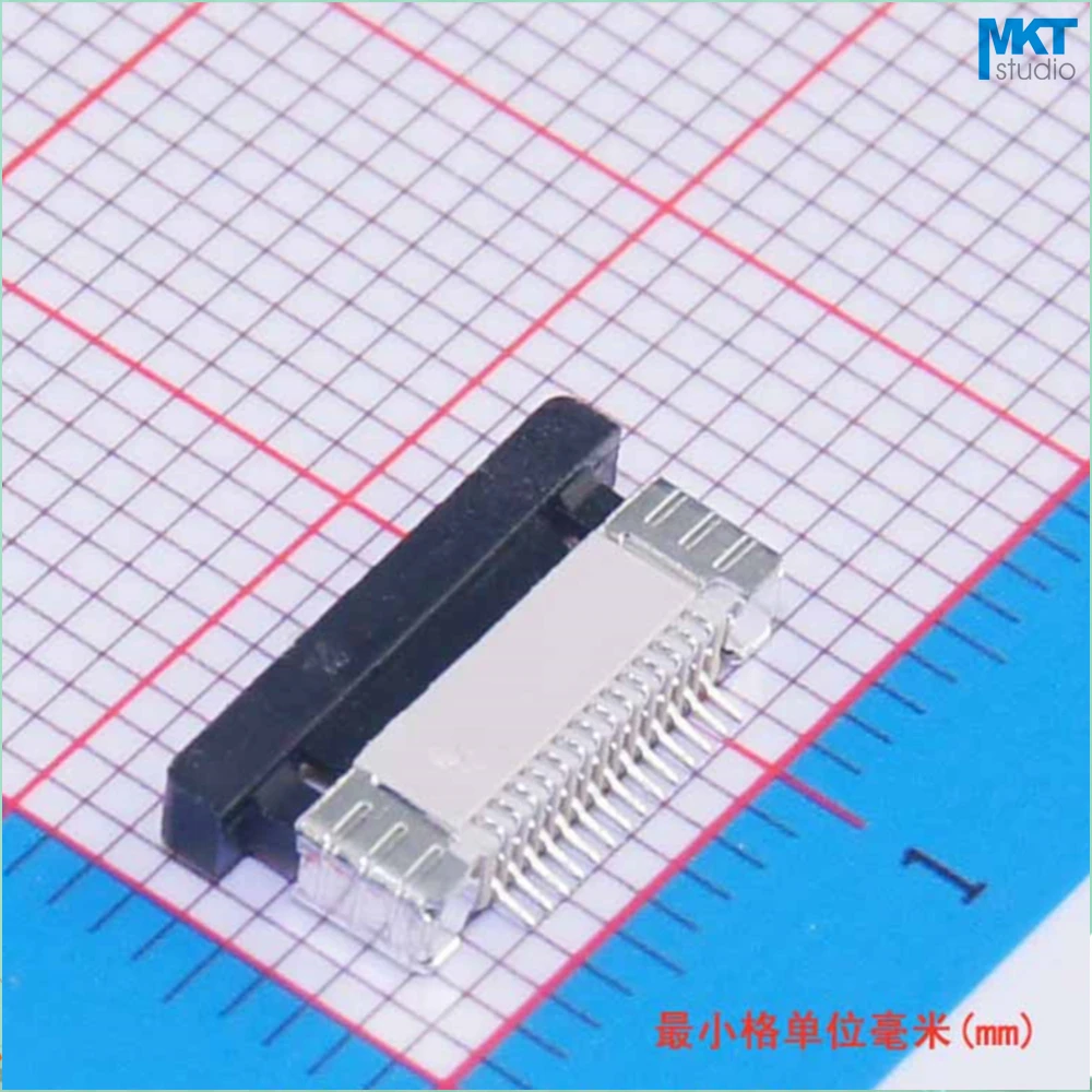 

100Pcs Low/Upper Contact Type Drawer Mode 14 Pins 14P 0.5mm Pitch 2.0mm Height FPC FFC Connector