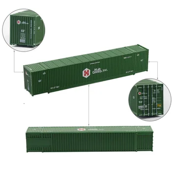 3pcs Model Train Freight Car N Scale 53' Container 1:160 53ft Shipping Container Cargo Box C15009