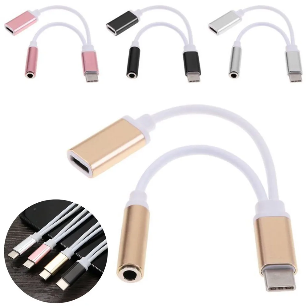 USB Type C до 3 5 мм разъем AUX для наушников аудио сплиттер адаптер кабель