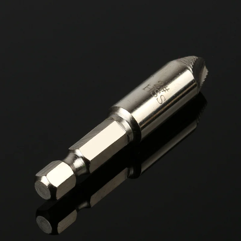 5 Pc / Set Speed Output Coring Drill Bit Damage Screw Remover Remove Screw 1/4