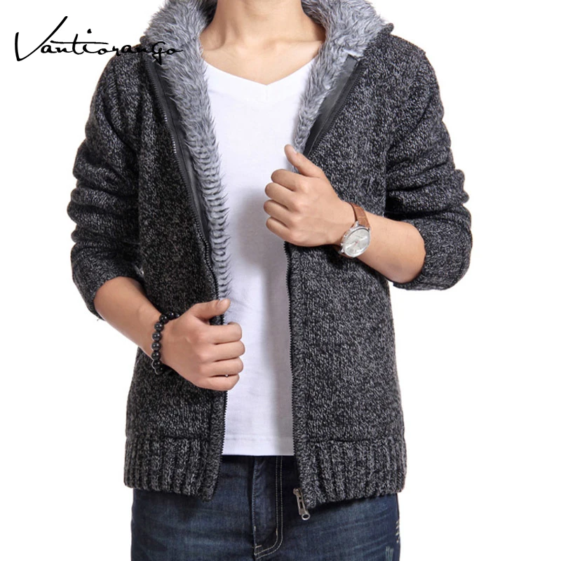 Autumn and Winter New Men's Long Business Wool Coat