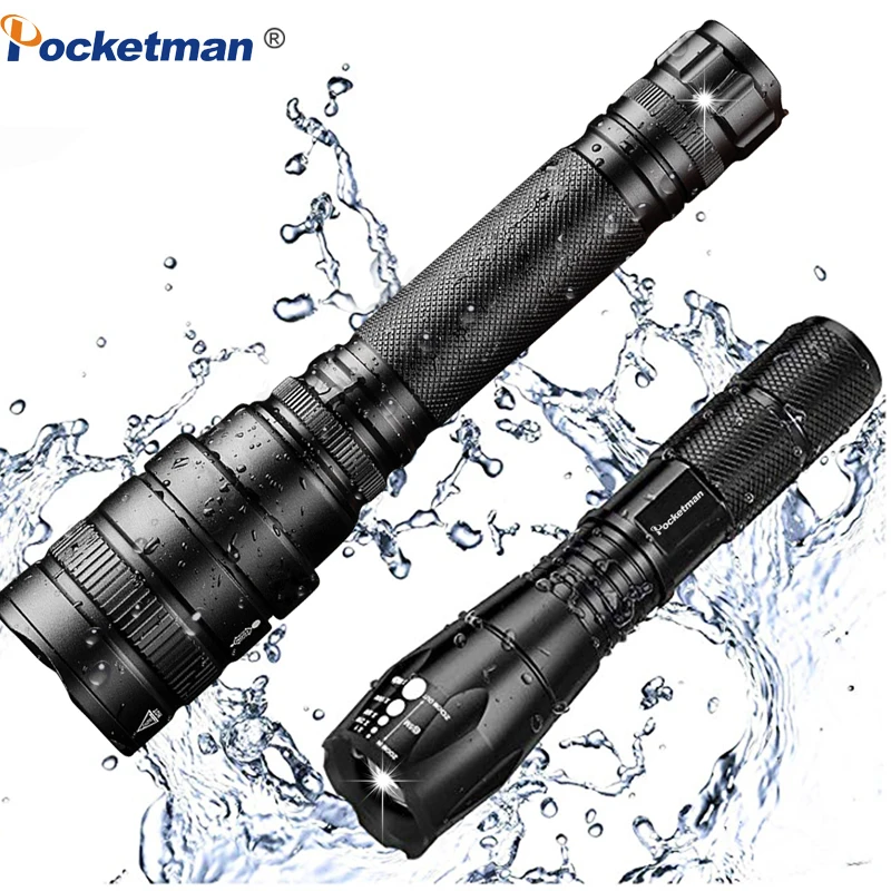 

30000 lumens flashlight Lamp super powerful linterna led zaklamp Zoom led torch xhp50 V6 18650 battery Best Camping, Outdoor