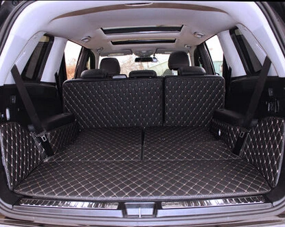 

Special trunk mats for Mercedes Benz GLS 350d 7seats 2018-2016 durable cargo liner boot carpets for GLS350d 2017