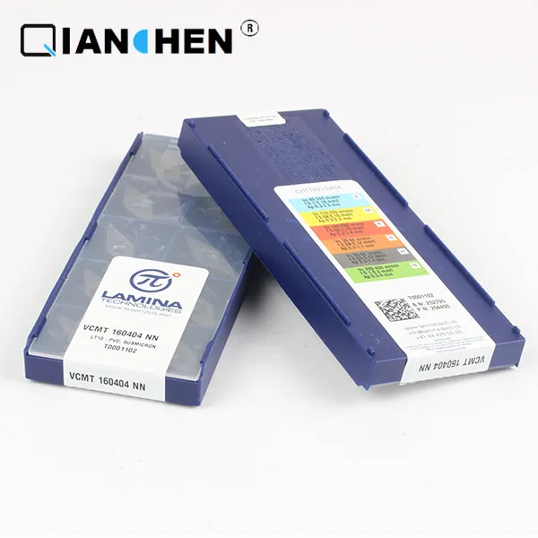 

Genuine original high quality high-performance LAMINA VCMT 160404 NN LT1000 (10pcs/lot) tungsten Carbide Cutting tools inserts