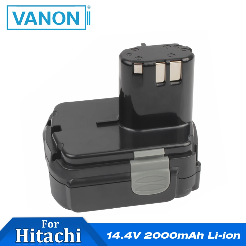 

NEW 14.4V Li-ion 2000mAh Battery for HITACHI BCL1415 Black 2.0Ah EBL1430 DS14DV