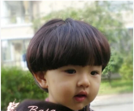 Western Style Children S Wig Hair Mushroom Head Boy Private Boys