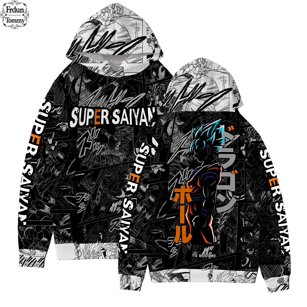 

2019 HIP HOP FASHION Dragon Ball 3D Hoodies Men Anime Sweatshirts Men New Style Exclusive 3D Streetwear Hoodies