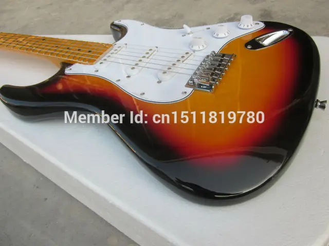 Cheap Electric guitar Free shipping fen st custom shop electric guitar/oem sunburst colort guitar/guitar in china