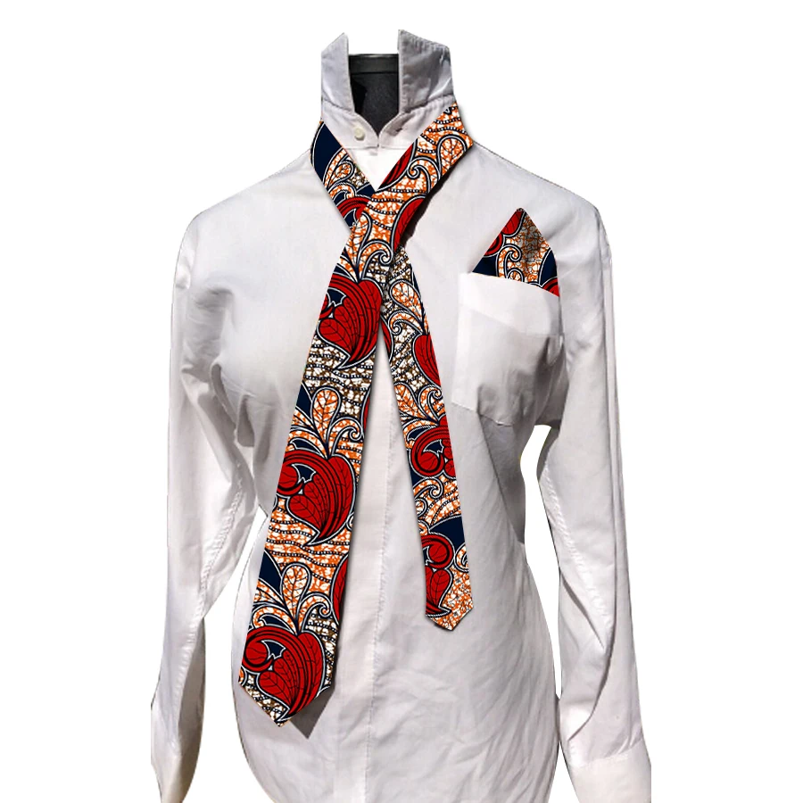 New Design Fashion African Print Men's One Size Neck Tie For Manin