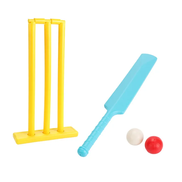 Kids Senior Cricket Set Outdoor Bat Ball Test Match Kids Senior Cricket Set Outdoor Bat Ball Test Match Kit Boys Player Garden Play Toy Gift Sports Toys