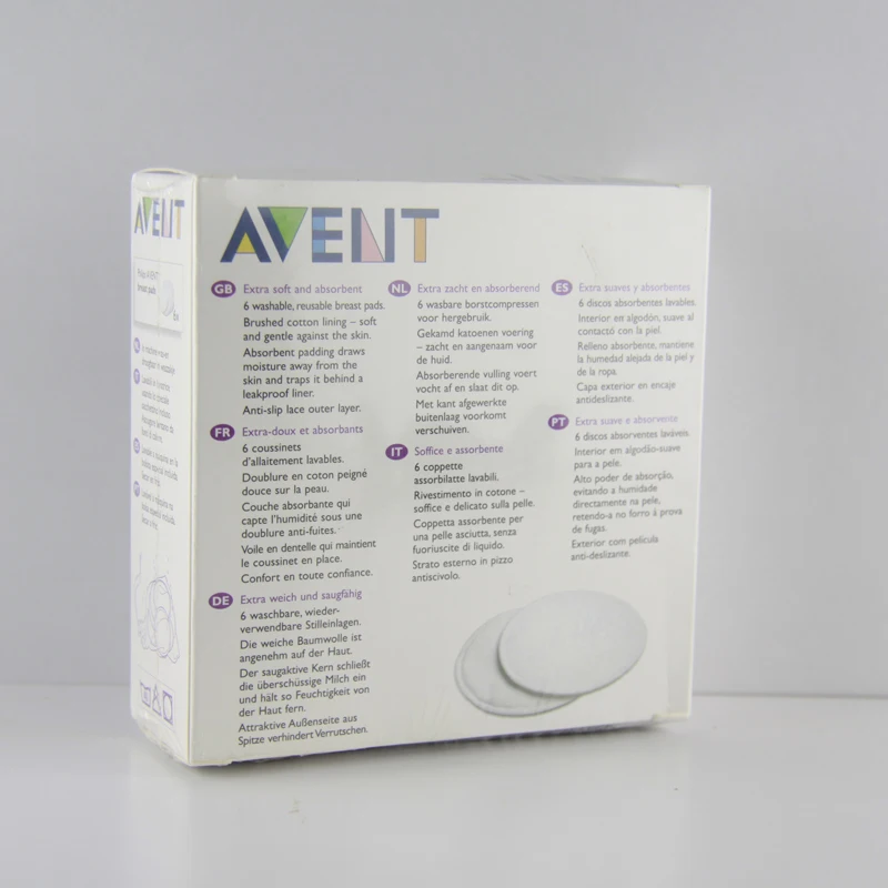 Philips AVENT 6 Coussinets D’allaitement Lavables | Global Para