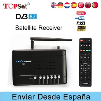 

Satxtrem Receptor DVB-S2 X800 FTA Satellite TV Receiver HD TV tuner With USB Wifi Support ccam AC3 Biss key receptor
