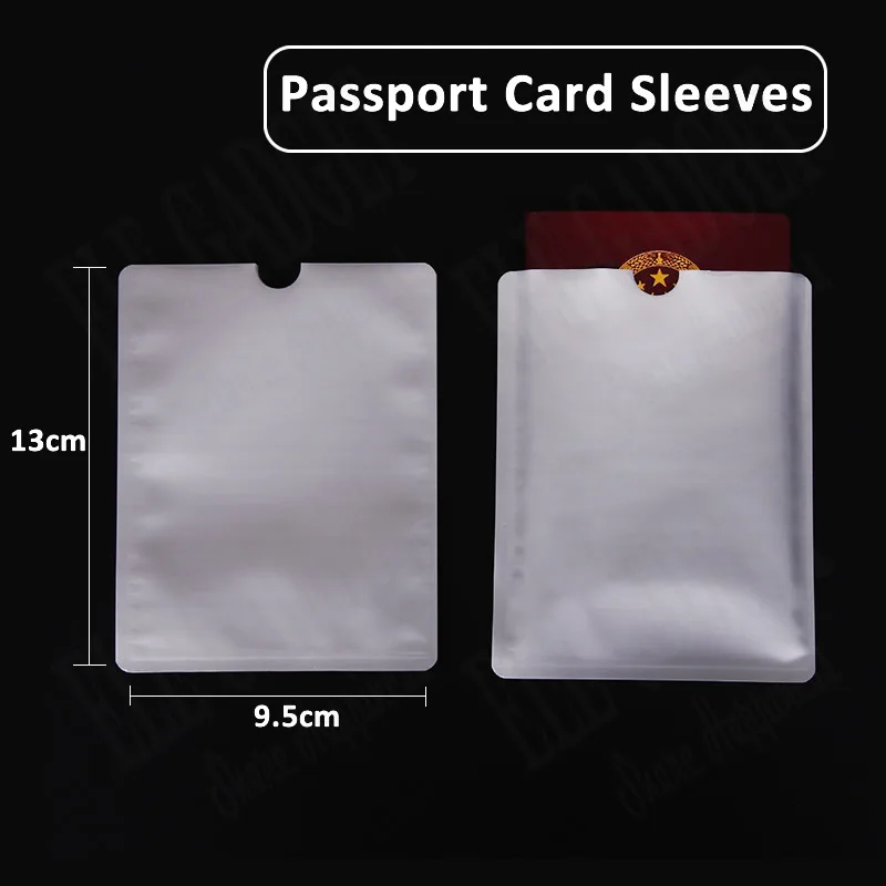 Buy 10 Pcs Anti Scan Card Sleeve Passport Protector