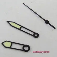 Классические винтажные Парнис с черным краем зеленые часы со светящимися стрелками miyota 8215 8205 821A механизм