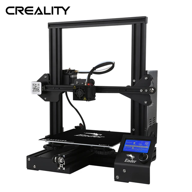 Extraordinary Offers Creality 3D Ender-3/Ender-3X Open Build Printer Black Carbon Silicon Build Surface Platform Power off Resume Print 220*220*250MM