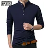 Brand New Men Polo Shirt Mens Long Sleeve Solid Polo Shirts Camisa Polos Masculina Popular Casual Cotton Plus Size M-4XL Tops ► Photo 2/6