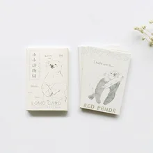 28 листов/набор креативная маленькая зоо мини ломо открытка/поздравительная открытка/день рождения Письмо Конверт Подарочная открытка с сообщением