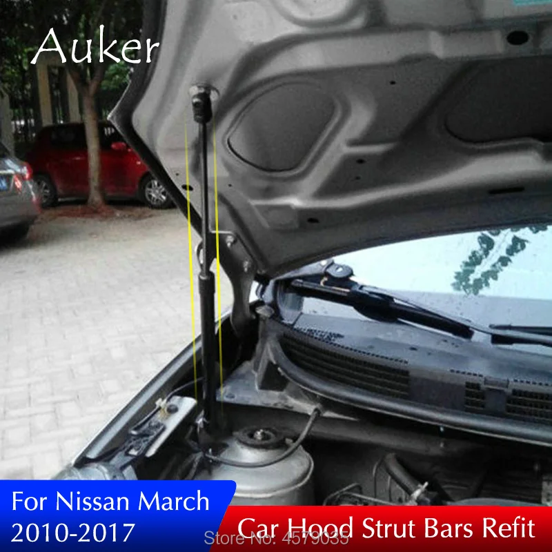 

Car Bonnet Hood Lifting Spring Struts Hydraulic Rod for Nissan March ST hatchback (K13) March Active for Renault Pulse 2010-2017