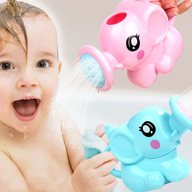 1PC Lovely Cartoon Elephant Watering Pot Baby Bath Toy Beach Play Water Sand Tool Toys