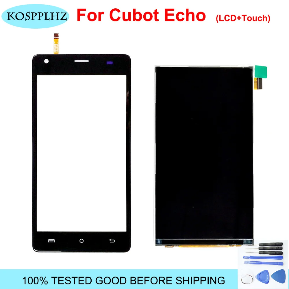 100% протестированный ЖК дисплей Cubot Echo кодирующий преобразователь сенсорного