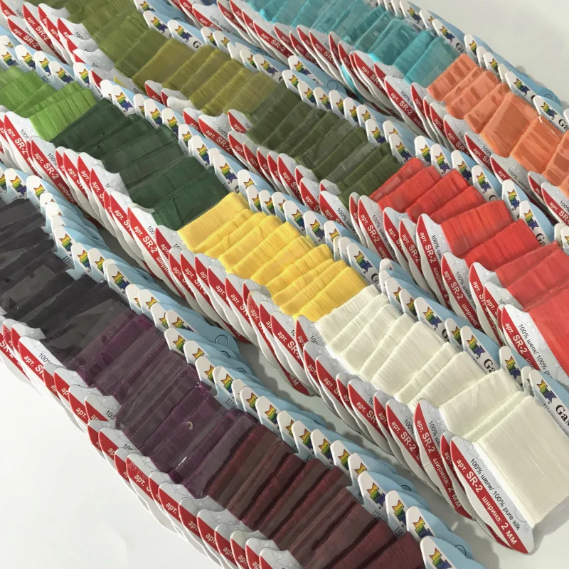 

20meters, 2mm,100% real pure silk woven double face taffeta silk ribbons for embroidery and handcraft project,gift packing