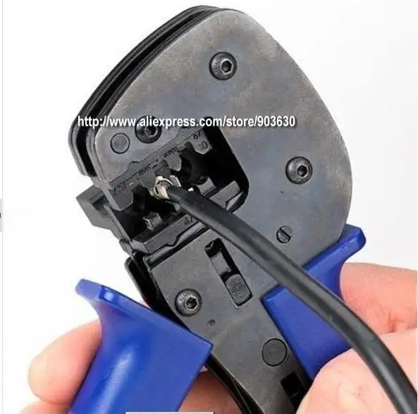 Blue MC4 Wire Crimping Tool Crimper for 2.5-6.0mm2 Solar Panel PV Cables