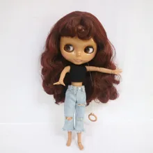 Обнаженные куклы Блит с соединением тела, кукла с темной кожей