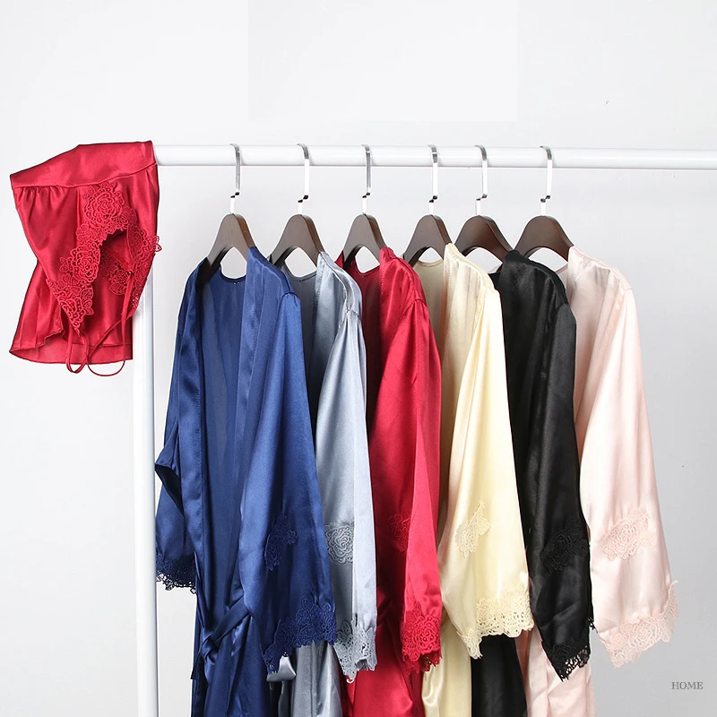 Кигуруми Единорог 5 шт сексуальные кружевные пижамы набор женский искусственный шелк полосатый халат набор леди v-образным вырезом домашняя одежда пижамы с нагрудными накладками