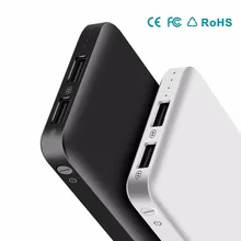 

QIWEEK Power Bank 10000mAh for Xiaomi Portable External Battery Charger Ultra Slim Powerbank for iphone X Samsung Note 8 S8