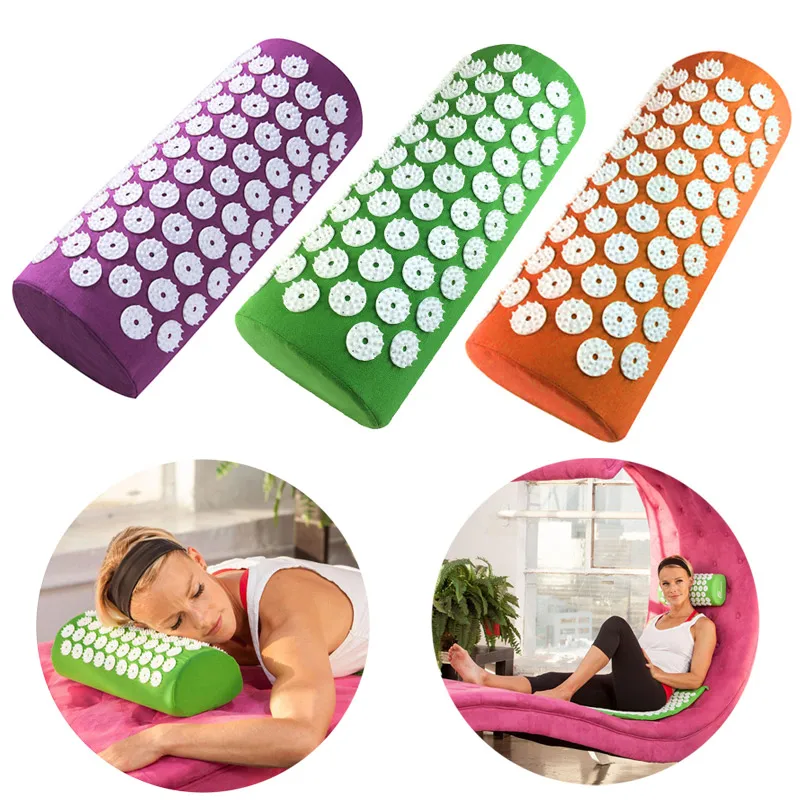Massager Pillow Acupressure Mat Relieve Stress Pain Acupuncture Spike