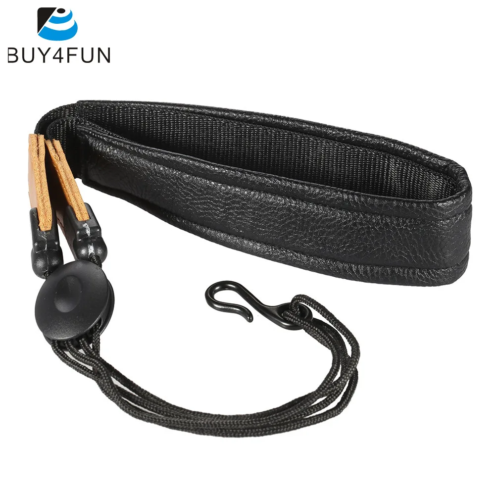 Hot Universal Adjustable Soft Leather Saxophone Sax Neck Strap with EVA