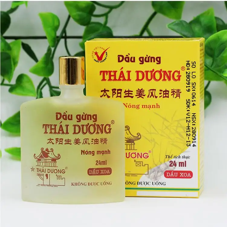 

Vietnam genger star Tiger Balm oil For Cold Headache Stomachache Dizziness Heat Stroke Insect Stings Essential Balm 24ml/pcs