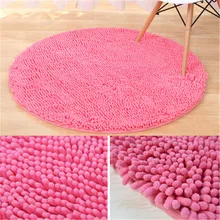 11 цветов, синель, Толстый круглый ковер, компьютерное кресло, круглое одеяло для спальни, коврики для гостиной, круглое вращающееся кресло, коврик, подушка для занятий йогой