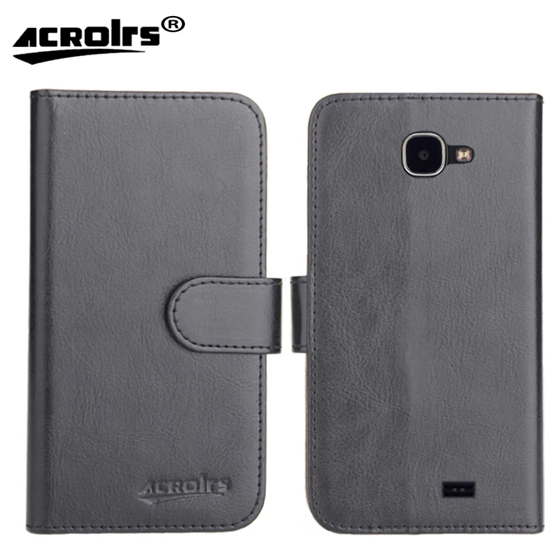 

Ergo A502 Aurum Case 5" Factory Direct! 6 Colors Dedicated Leather Exclusive Special Phone Cover Crazy Horse Cases+Tracking