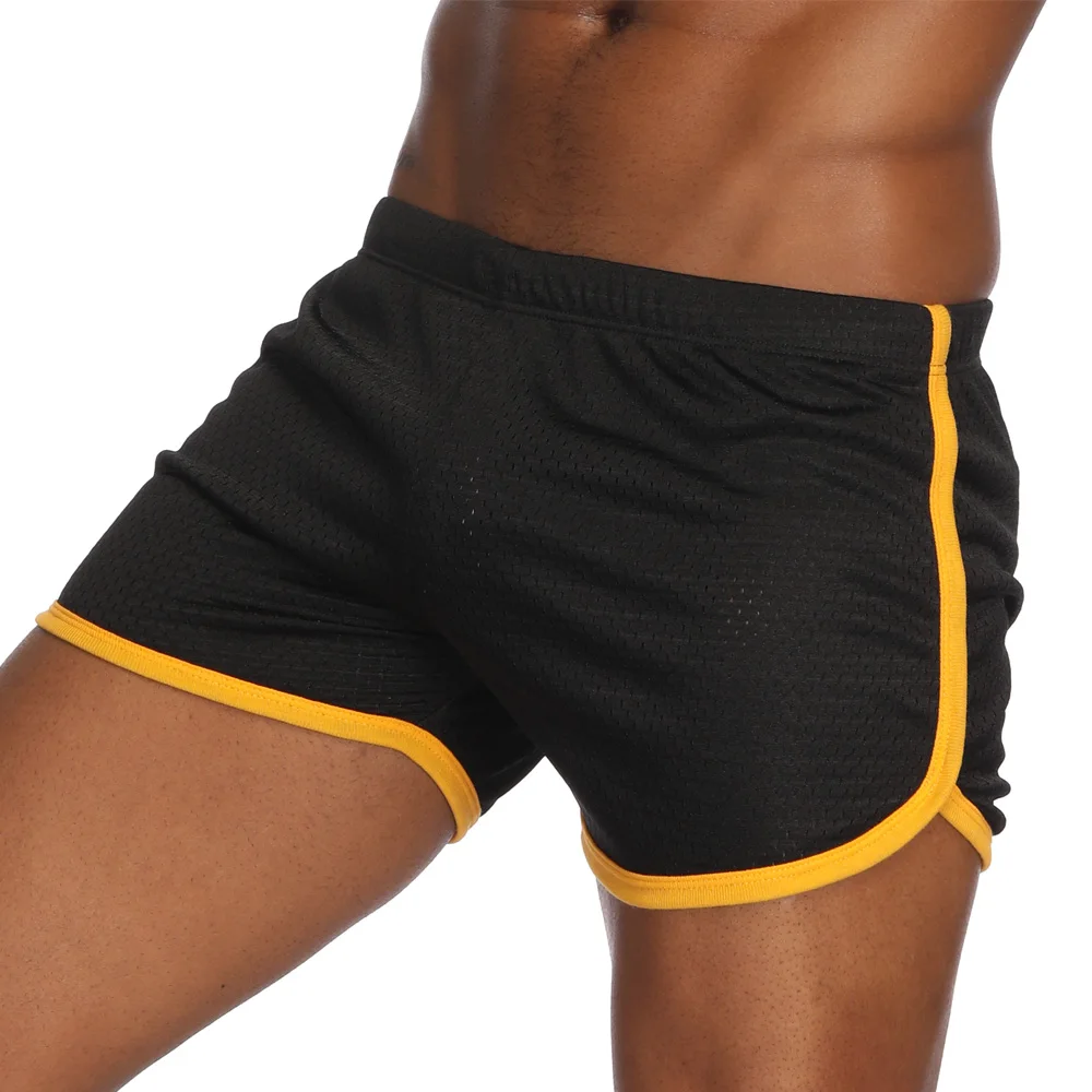 

Shorts Men Fashion Classic Solid Mesh Men's Shorts Fast Dry Retailer Men's Trunks Summer Elastic Waist Mens Shorts