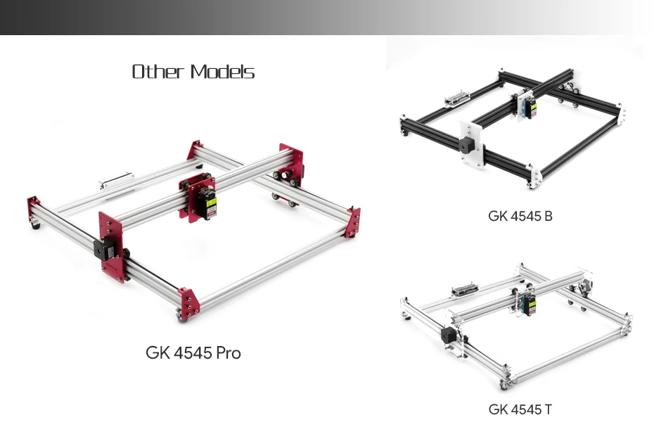 GKTOOLS All Metal 45*45cm 500mW,2500mW Wood Mini CNC Laser Engraver Cutter Engraving DIY Machine PWM,Benbox GRBL EleksMaker