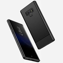 

For Samsung Galaxy S9 Plus Case S8 Carbon Fiber Pattern S8 Plus Cover Silicone TPU Soft Cover For Samsung Note 8 Note 9 Case S9