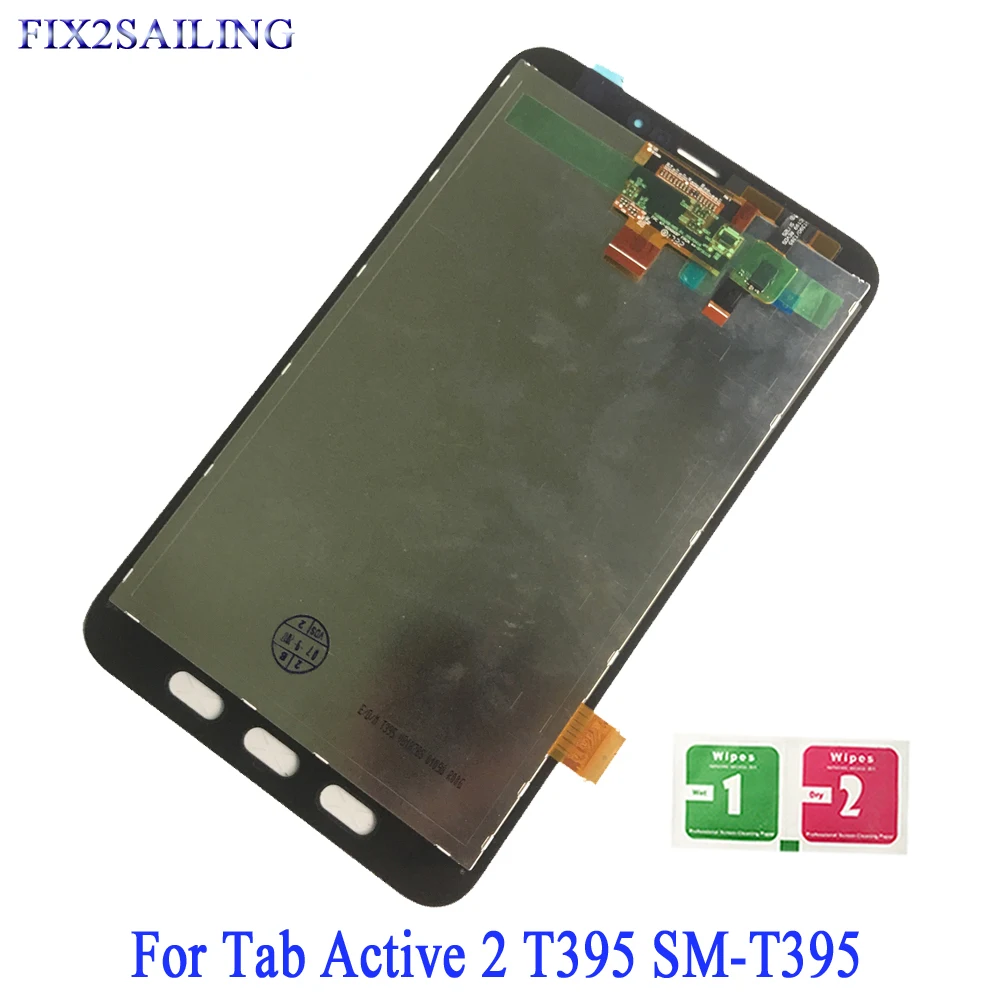 

New LCD For Samsung Galaxy Tab Active 2 T395 SM-T395 Full Touch Screen Digitizer LCD Display Panel Assembly Replacement Parts