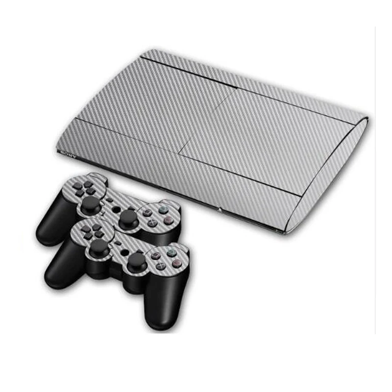 Виниловая наклейка наклейки для PS3 Slim 4000 консоль скины с 2 шт наклейки на регулятор для PS3 Джойстик Gampad скины