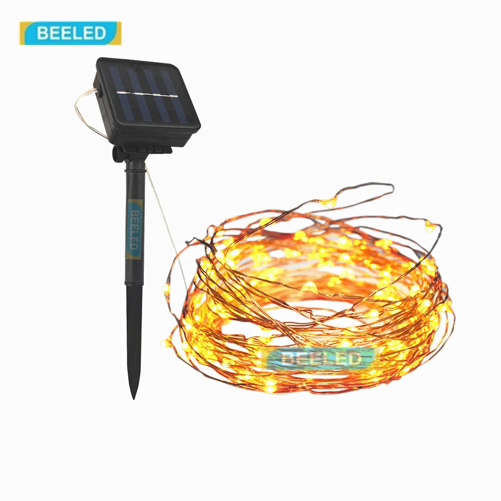 Гирлянда solor power Wireless 10 м 100 светодиодов водонепроницаемые уличные рождественские