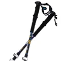 2017 נורדי מוטות הליכה טלסקופי Alpenstock אלומיניום סגסוגת ירי הליכה מקל 1 זוג/1 אחת-במקלות הליכה מתוך ספורט ובידור באתר