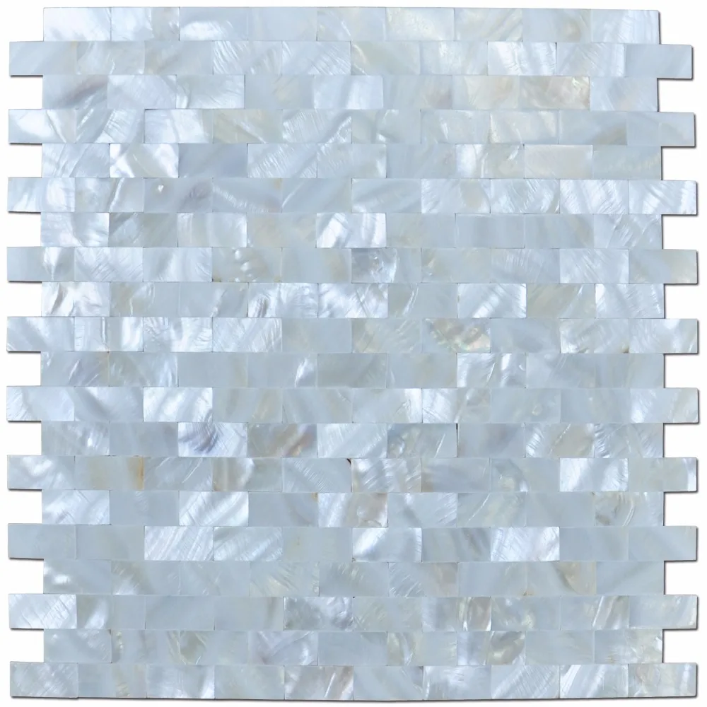 6 Pack белая MOP раковина мозаика плитка для кухни Backsplashes/душевая стена 12 &quotx 12&quot