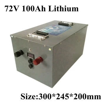 

waterproof 72v 100Ah lithium ion battery li-ion 100A BMS for 7000w bike tricycle Forklift Motocycle AGV Vehicle +10A charger